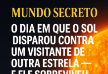 O SOL DISPAROU CONTRA UM VIAJANTE DE OUTRA ESTRELA, E ELE SOBREVIVEU INTACTO