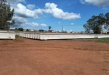 Viaduto de acesso a Planaltina, entre a BR-020 e a DF-128, está na fase de fundação