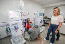 Vice-governadora Celina Leão inaugura ala de nefrologia do HRT e destaca ampliação da hemodiálise no DF