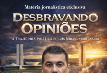 ENTREVISTA EXCLUSIVA – “DESBRAVANDO OPINIÕES”: SE VOCÊ VOTOU NO MIRANDA DO PASSADO, POR QUE NÃO VOTARIA NO MIRANDA DO FUTURO?