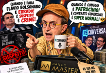 PATROCÍNIO OU CRIME? REINALDO AZEVEDO CRITICA FINANCIAMENTO DE FILME SOBRE BOLSONARO, MAS CONTRATO DE R$ 1,2 MILHÃO LIGADO AO BANCO MASTER LEVANTA DEBATE SOBRE DOIS PESOS E DUAS MEDIDAS